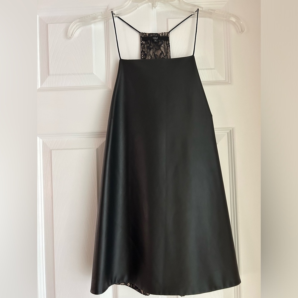 Tibi Leather Camisole